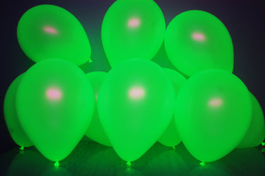 11 inch Blacklight Reactive Fluorescent UV Neon Glow Party Balloons